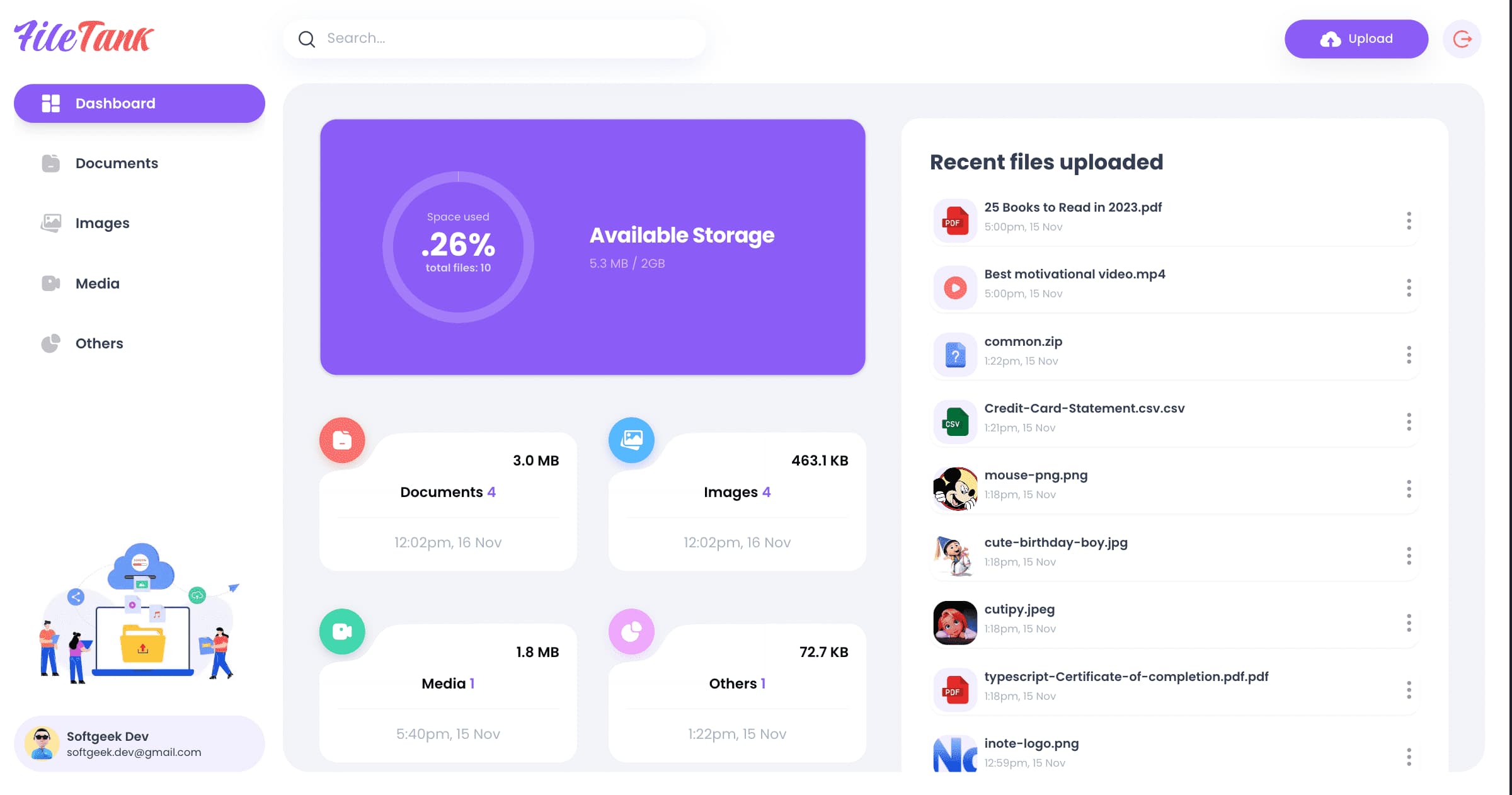 File Storage - FileTank