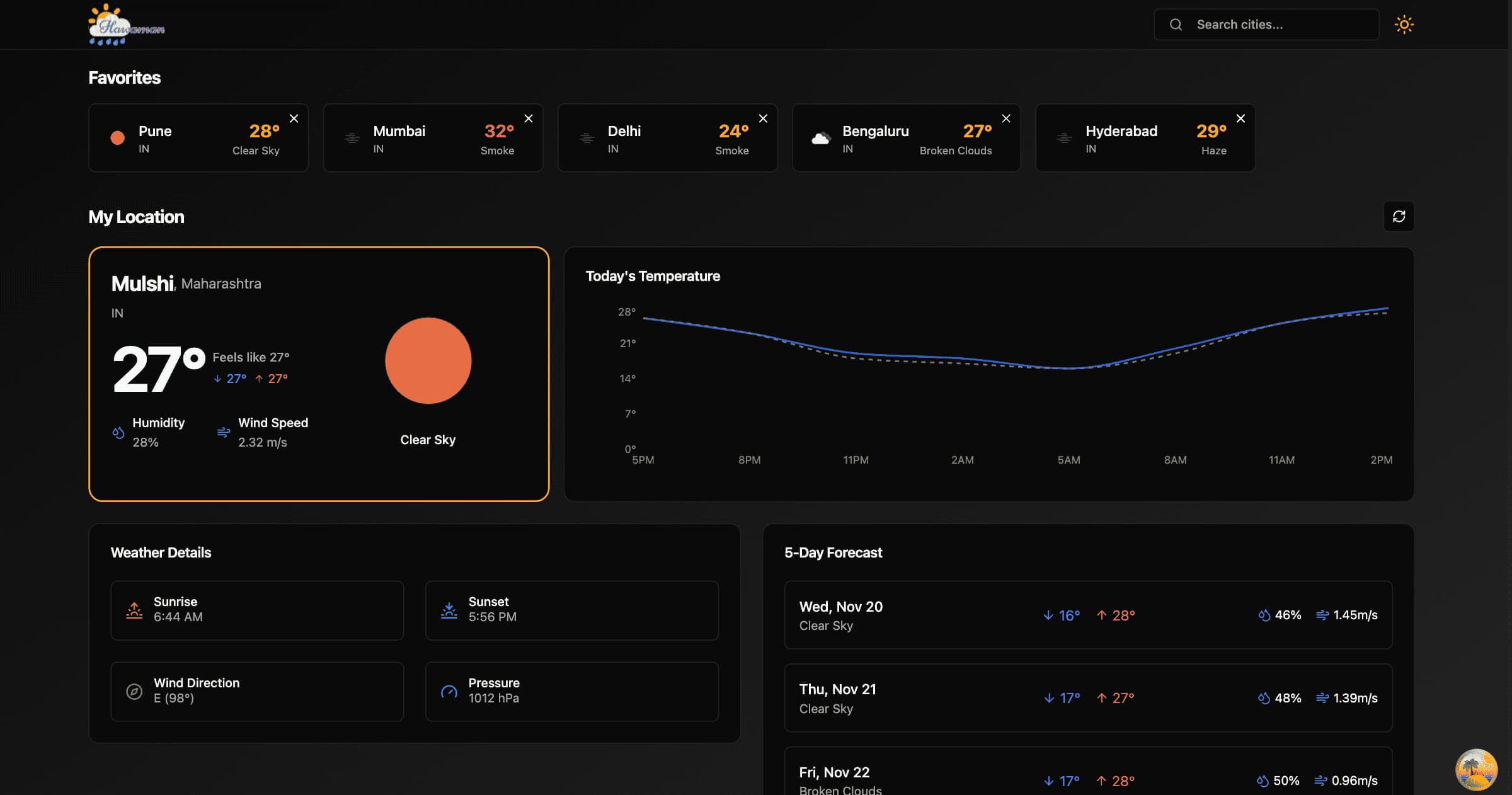 Hawaman - Real-time Weather Updates